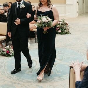 Sorella Vita Velvet Ocean Bridesmaid Dress